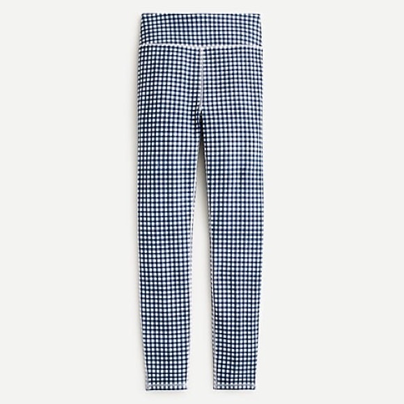 J. Crew 7/8 High-rise Leggings In Gingham - Picture 4 of 7